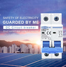 TOMZN TOB7Z 2P DC 1000V Solar Mini Circuit Breaker 3A 6A 10A 16A 20A 25A 32A 40A 50A 63A DC MCB for PV System MCB 35mm Din Rail