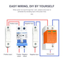 TOMZN TOB7Z 2P DC 1000V Solar Mini Circuit Breaker 3A 6A 10A 16A 20A 25A 32A 40A 50A 63A DC MCB for PV System MCB 35mm Din Rail
