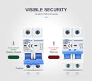 TOMZN TOB7Z 2P DC 1000V Solar Mini Circuit Breaker 3A 6A 10A 16A 20A 25A 32A 40A 50A 63A DC MCB for PV System MCB 35mm Din Rail