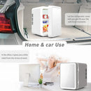 4L Makeup Mini Fridge for Bedroom Car Office & Dorm Cooler & Warmer Portable Small Refrigerator for Cosmetics, Skin Care
