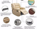 A Home Living Room Furniture Functional One Seat Sofa Modern Luxury Electric Leather Recliner Sofa