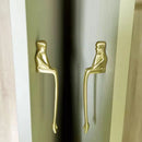 Modern Portrait Art Furniture Handles Drawer Door Knobs Brass Wardrobe Cupbaord Cabinet Pulls For Kitchen Shoe Closet Knob Diy