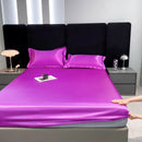 Bedroom Summer Bedsheets Satin Cooling Dubble Quilt Cover Bedsheets Pillowcase Luxury Roupa De Cama Casal Korean Bedding Set