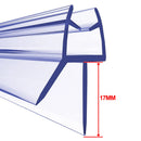 2Pcs Shower Door Seal Bath Shower Strip Seal Or Screens Doors 4-6mm Glass Seals Gaps Home Improvement