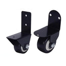 Furniture Caster L-Type Support Caster Silent Furniture Caster Load-Bearing 120kgCabinet Table Mounted Fixed Wheels Hardware