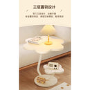 A few cream windblown hair and a few small coffee tables in the living room, a small dining table in the home, a small apartment
