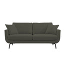 Furniture White Living Room 2 Seater Modern Nordic Scandinavian Upholstery Small Comfy High Quality