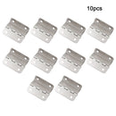 10PCS Wooden  Box Hinge Tri-Fold Right Angle 4-Hole  Hinge Hardware Home Improvement Spare Parts  Cabinet Door Furniture Fitting
