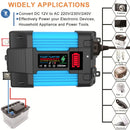 6000W Power Inverter 12V to 220V 110V Modified Sine Wave Fast Charging Voltage Converter with USB Ports & Universal Socket