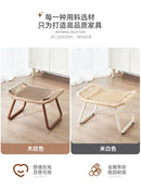 Indoor Office under Desk Footrest Stool Ottoman Pedal Leg Support Changing Seat Sofa Shoe Bench Entryway