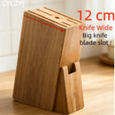 Kitchen Knife Block Creative Wood Knife Holder Kitchen Standing Storage Safely Stores Knives Universal Scissors Knife Holder