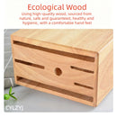 Kitchen Knife Block Creative Wood Knife Holder Kitchen Standing Storage Safely Stores Knives Universal Scissors Knife Holder