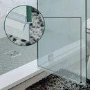2Pcs Shower Door Seal Bath Shower Strip Seal Or Screens Doors 4-6mm Glass Seals Gaps Home Improvement