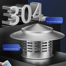 304 Stainles Steel Chimney Cap Exhaust Chimney Cap Exterior Wall Fresh Air Outlet Roof Pipe Exhaust Hood Home Improvement