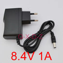 4.2V 7.2V 8.4V 12.6V 13.8V 16.8V 21V 1A 1000mA Polymer Lithium Battery Charger Power Adapter Charger Dual IC EU US Plug
