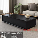 Modern White Living Room Furniture Set, Coffee Table and TV Stand with Storage Cabinets, Contemporary Entertainment Center Set