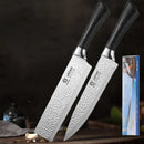 Kitchen knife forged from stainless steel, Japanese-style. Kitchen accessories suitable for chefs for cutting meat and fruits