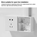 PVC Home Improvement On-Wall Mount Switch  Box Wall Surface Junction Box External Mounting Box 86 Type