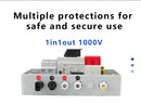 1 in 1 out HA DC1000V Solar Photovoltaic PV Combiner Box With Lightning Protection 32A Fuse MCB SPD Waterproof IP65 Distribution