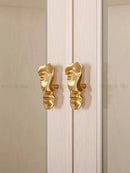 Modern Portrait Art Furniture Handles Drawer Door Knobs Brass Wardrobe Cupbaord Cabinet Pulls For Kitchen Shoe Closet Knob Diy