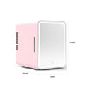 4L Makeup Mini Fridge for Bedroom Car Office & Dorm Cooler & Warmer Portable Small Refrigerator for Cosmetics, Skin Care