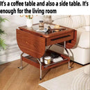 Living Room Coffee Tables Mobile Hotel Small Trolley Balcony Folding Side Table Auxiliary Lounge Center Furniture For Rooms