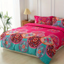 Bohemian Style Bedding Set - 1 Duvet Cover And 2 Pillowcases Included Quirky Boho Bed Linens for a Unique Sleep Experience