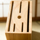 Kitchen Knife Block Creative Wood Knife Holder Kitchen Standing Storage Safely Stores Knives Universal Scissors Knife Holder