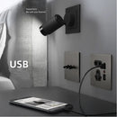 Wall Light Stainless Steel Panel Toggle Switch Vintage Lighting Switch Gray 1-4 Gang 2 Way for Home Improvement