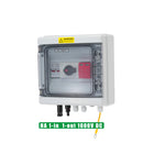 1 in 1 out HA DC1000V Solar Photovoltaic PV Combiner Box With Lightning Protection 32A Fuse MCB SPD Waterproof IP65 Distribution
