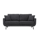 Furniture White Living Room 2 Seater Modern Nordic Scandinavian Upholstery Small Comfy High Quality