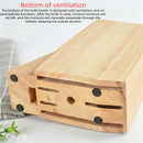 Kitchen Knife Block Creative Wood Knife Holder Kitchen Standing Storage Safely Stores Knives Universal Scissors Knife Holder