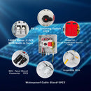 1 in 1 out HA DC1000V Solar Photovoltaic PV Combiner Box With Lightning Protection 32A Fuse MCB SPD Waterproof IP65 Distribution