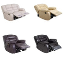 A Home Living Room Furniture Functional One Seat Sofa Modern Luxury Electric Leather Recliner Sofa