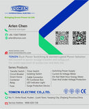 TOMZN TOB7Z 2P DC 1000V Solar Mini Circuit Breaker 3A 6A 10A 16A 20A 25A 32A 40A 50A 63A DC MCB for PV System MCB 35mm Din Rail