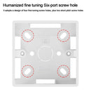 PVC Home Improvement On-Wall Mount Switch  Box Wall Surface Junction Box External Mounting Box 86 Type