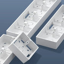 PVC Home Improvement On-Wall Mount Switch  Box Wall Surface Junction Box External Mounting Box 86 Type
