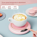 Coffee Mug Warmer 3 Temperature Setting Thermostat Coaster USB Plug Smart Coffee Cup Warmer for Heating Coffee Beverage Milk Tea