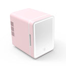 4L Makeup Mini Fridge for Bedroom Car Office & Dorm Cooler & Warmer Portable Small Refrigerator for Cosmetics, Skin Care