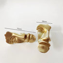 Modern Portrait Art Furniture Handles Drawer Door Knobs Brass Wardrobe Cupbaord Cabinet Pulls For Kitchen Shoe Closet Knob Diy