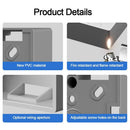 PVC Home Improvement On-Wall Mount Switch  Box Wall Surface Junction Box External Mounting Box 86 Type