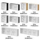PVC Home Improvement On-Wall Mount Switch  Box Wall Surface Junction Box External Mounting Box 86 Type