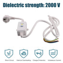 FI Circuit Breaker Socket Residual Current Circuit Breaker Plug With Cable,Personal Protection Adapter EU Plug
