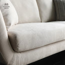 Furniture White Living Room 2 Seater Modern Nordic Scandinavian Upholstery Small Comfy High Quality