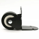 Furniture Caster L-Type Support Caster Silent Furniture Caster Load-Bearing 120kgCabinet Table Mounted Fixed Wheels Hardware