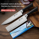 Kitchen knife forged from stainless steel, Japanese-style. Kitchen accessories suitable for chefs for cutting meat and fruits