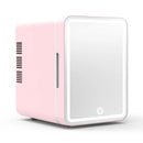 4L Makeup Mini Fridge for Bedroom Car Office & Dorm Cooler & Warmer Portable Small Refrigerator for Cosmetics, Skin Care