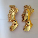 Modern Portrait Art Furniture Handles Drawer Door Knobs Brass Wardrobe Cupbaord Cabinet Pulls For Kitchen Shoe Closet Knob Diy