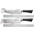 Kitchen knife forged from stainless steel, Japanese-style. Kitchen accessories suitable for chefs for cutting meat and fruits