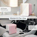 4L Makeup Mini Fridge for Bedroom Car Office & Dorm Cooler & Warmer Portable Small Refrigerator for Cosmetics, Skin Care